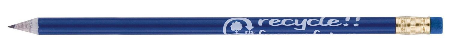 Recycled Newsprencil #2 Royal Blue Pencil